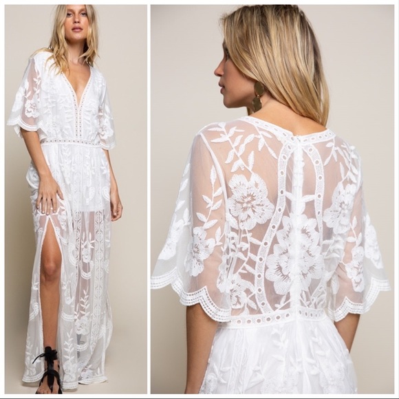 Strawberry Fields Hand-weaved Lace Dress - Picture 3 of 13